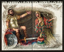 Judith Meeting Holofernes diptych medium