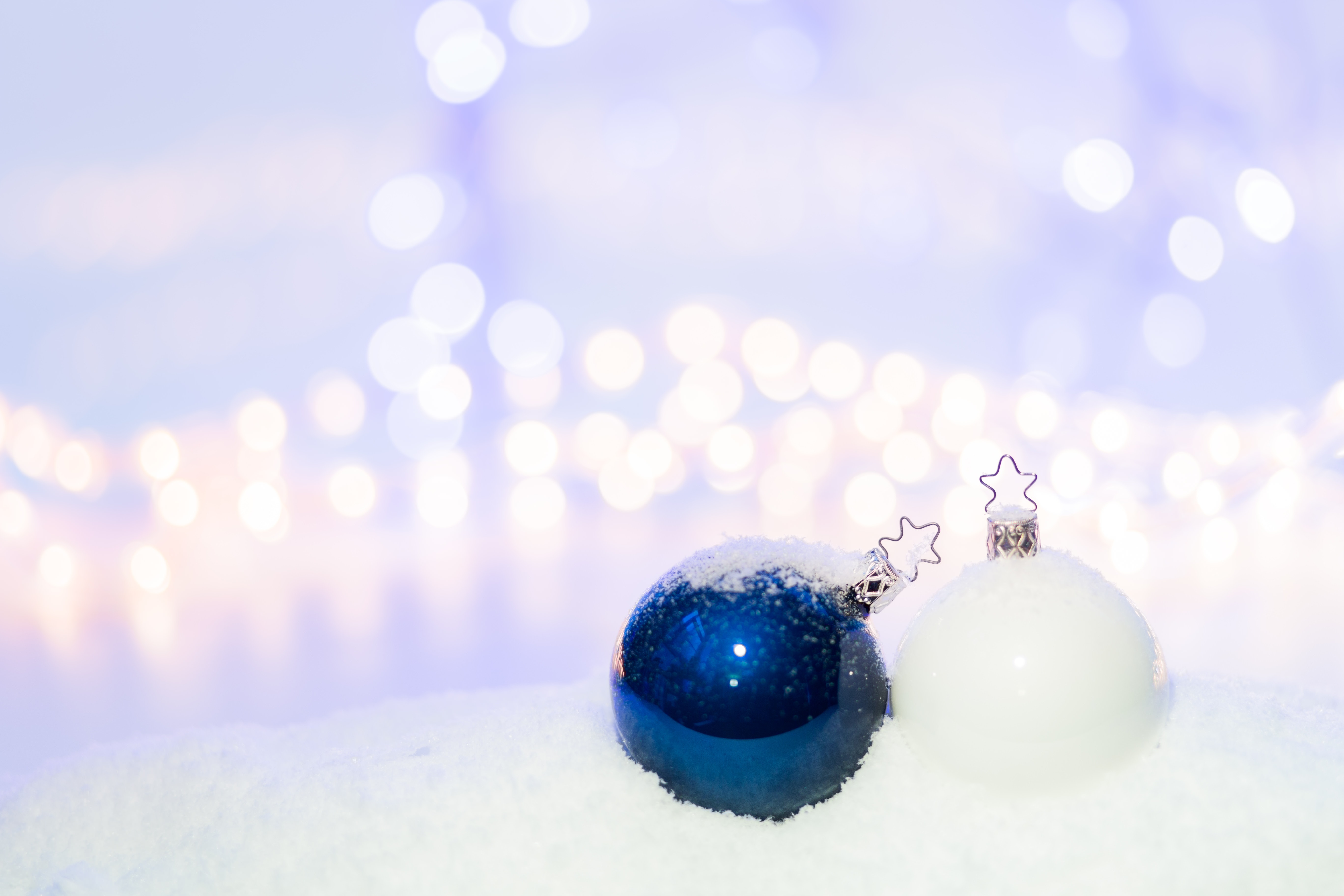 Christmasblue&amp;whiteballs